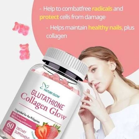 Nature Glow Glutathione Collagen Glow (Category: Health Food, Drinks & Tonics) located in Quezon City. Submitted by gonzotrickster9899 (Listing ID 1433021864, Image 2). Description: Nature Glow Glutathione Collagen Glow Strawberry Flavor is a powdered dietary supplement formulated to support skin brightening, hydration, and overall glow. It’s typically marketed as a “beauty drink” that combines antioxidants and skin-repairing ingredients in a con