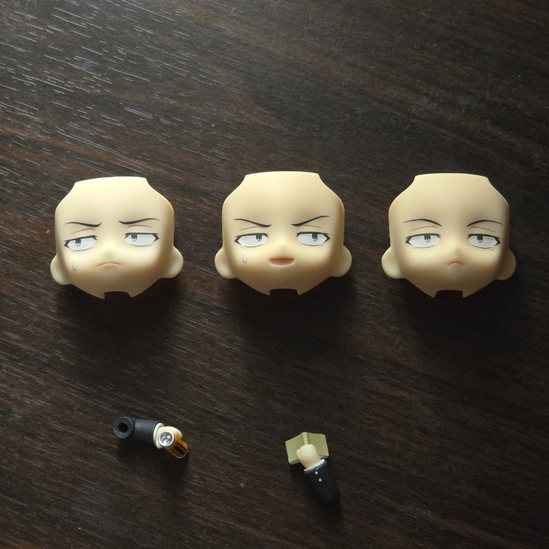 Nendoroid Figure Head Parts (Category: Figurines & Statues) located in Manila. Submitted by meshicollects (Listing ID 1433207797, Image 1). Description: 🧸Hachiman Splits Faceplate - 250/ each Coffee w/ Hand - 100 Booklet w/ Hand - 150.