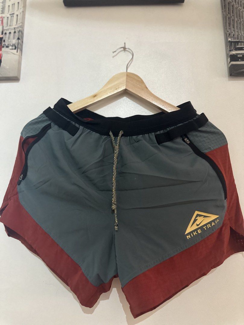Nike Trail Dri-FIT Flex Stride Shorts - Gray/Brown - Small (Category: Activewear) located in Naga. Submitted by nomadx (Listing ID 1433144739, Image 2). Description: .