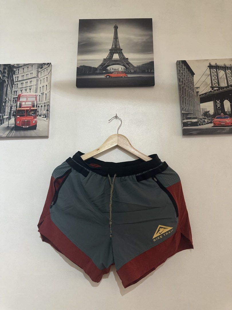 Nike Trail Dri-FIT Flex Stride Shorts - Gray/Brown - Small (Category: Activewear) located in Naga. Submitted by nomadx (Listing ID 1433144739, Image 1). Description: .