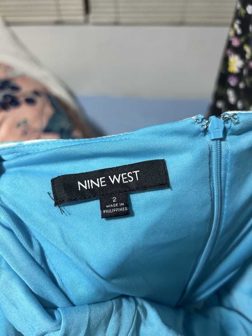 Nine West Blue Floral Dres (Category: Dresses) located in Quezon City. Submitted by icaaa-sells (Listing ID 1433079567, Image 3). Description: Dimes: Length from Shoulder: 35in Waist: 14in RFS: Decluttering MOP: GCash/BDO/BPI Shipping fee care of buyer: Grab/Mr Speedy/LalaMove or GGX/J&T Seller location: 📍West Triangle, Quezon City - Nine West dress - Floral print (blue and green) - Sleeveless - Made in the Philippines - Great for summer or spec