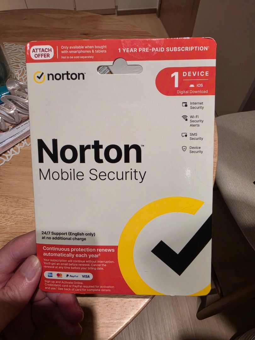 Norton Mobile Security - 1 Year Subscription444802364867225600