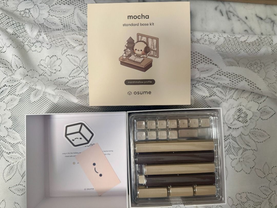 Osume Mocha Marshmallow Keycaps440583025874718723
