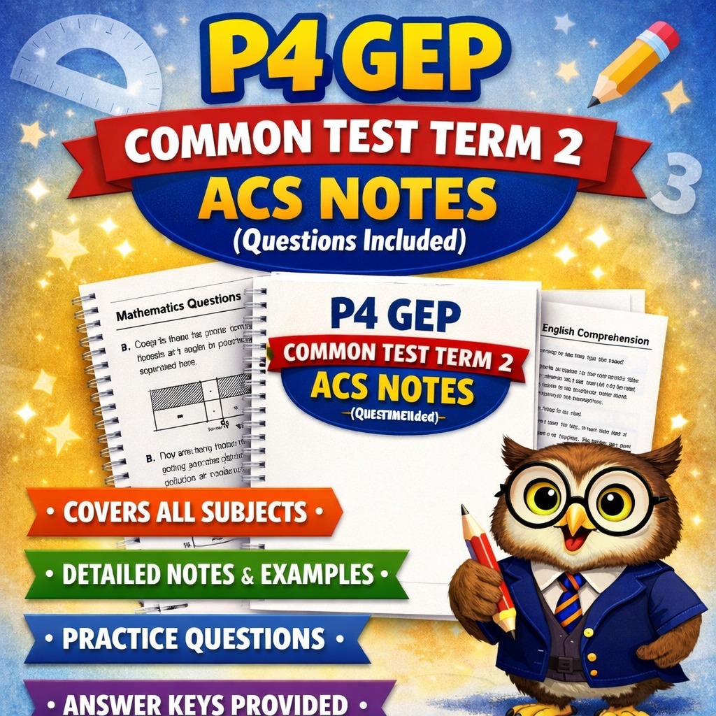 P4 GEP Matter Heat ACS Notes + Questions, Hobbies & Toys, Books ...