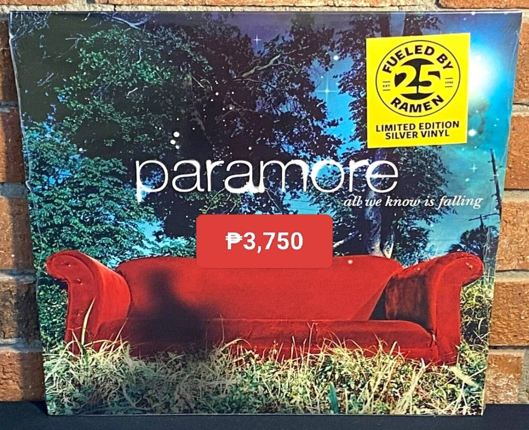 Paramore – All We Know Is Falling Limited Edition Silver Vinyl (Category: Vinyls) located in Manila. Submitted by jhenaloymerchandise (Listing ID 1433015479, Image 1). Description: Paramore – All We Know Is Falling Limited Edition Silver Vinyl brand New sealed made in USA.