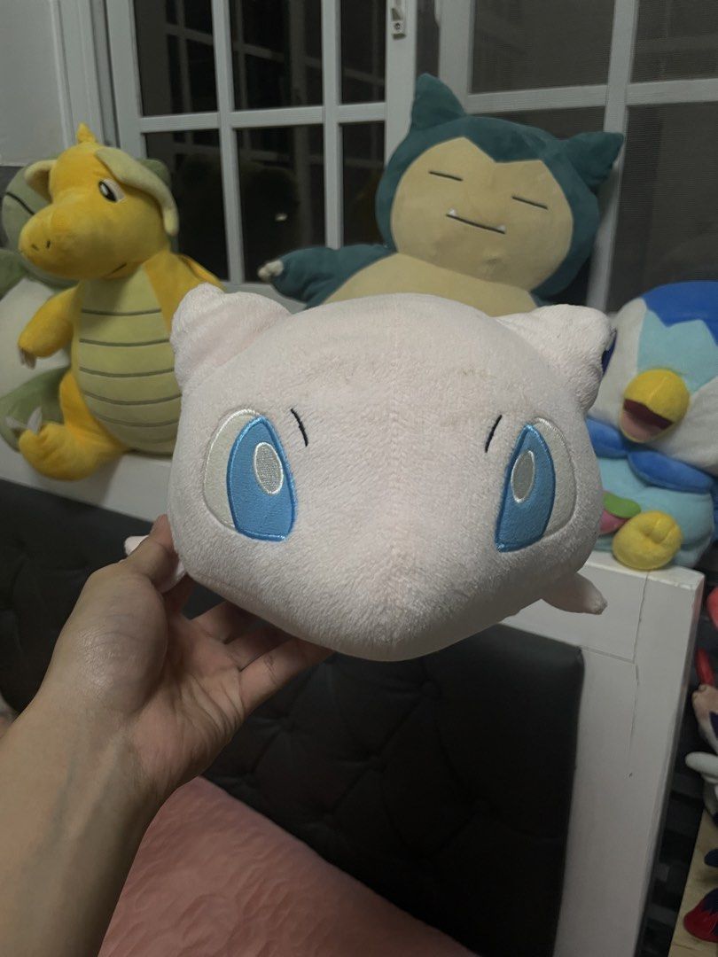 Pokemon Mew Plush Toy (Category: Plushies & Soft Toys) located in Manila. Submitted by bhaskarbhaskar (Listing ID 1433199959, Image 1). Description: - Cute Mew plush! - Soft, white exterior - Features blue eyes - Great size for cuddling - Perfect for display - Ideal for Pokemon collectors - Fun gift idea.