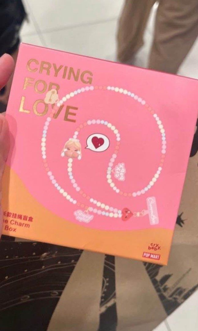 Pop Mart Crying for Love Necklace (Category: Necklaces) located in Pasig City. Submitted by jasalec (Listing ID 1433155942, Image 2). Description: - Pop Mart Crying for Love Necklace - New and unused - Features a colorful bead design - Includes a unique charm - Perfect accessory to add personality to your look.
