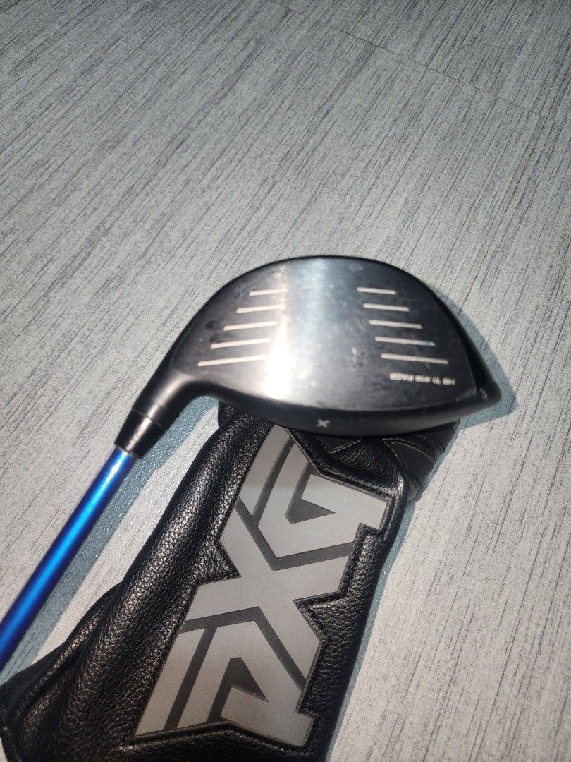 PXG 0311 XF Driver 10.5 (Category: Golf) located in Antipolo. Submitted by himr007 (Listing ID 1433121770, Image 2). Description: - PXG 0311 XF Driver - Blue Stiff 50g shaft - Little strong but lights weight. - Easy to hit and easy to fly, easy to keep Fairways. - Includes PXG headcover - Black club head with markings - 10.5 degree loft - Gray and black grip - Well-maintained conditions. .
