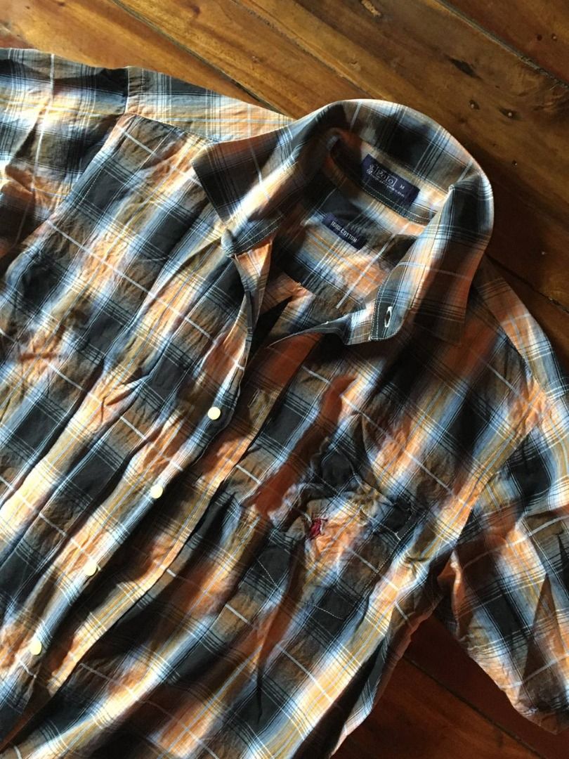 Ralph Lauren Short-Sleeve Plaid Button-Down Shirt (Category: Tshirts & Polo Shirts ) located in Tarlac. Submitted by thriftnikay (Listing ID 1433172671, Image 3). Description: Negotiable, not sure if authentic.