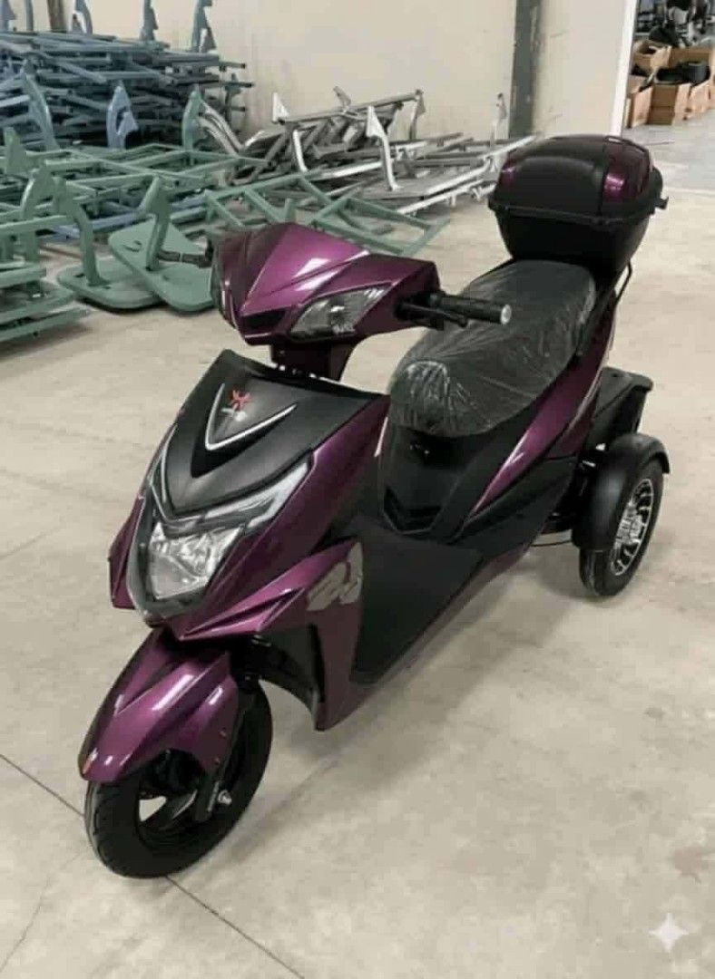S02 3 Wheels Motorcycle (Category: Bicycles) located in Manila. Submitted by kairos_luckyonlineshop (Listing ID 1433052294, Image 1). Description: ▪️1200W ▪️60V x 20AMP ▪️45KPH ▪️40KM LONG DRIVE ▪️TUBELESS 3.00 x 8 ▪️DISC BRAKE ▪️DIFFERENTIAL MOTOR HUB ▪️DUAL SUSPENSION ▪️MONITOR PANEL ▪️KEYS/REMOTE ▪️THEFT ALARM ▪️SIDE MIRRORS ▪️HORN ▪️DRIVE/REVERSE MODE ▪️PARKING FUNCTION ▪️HIGH, MEDIUM and LOW SPEEDS ▪️HEADLIGHT ▪️SIGNAL LIGHTS ▪️HAZARD LIGHTS