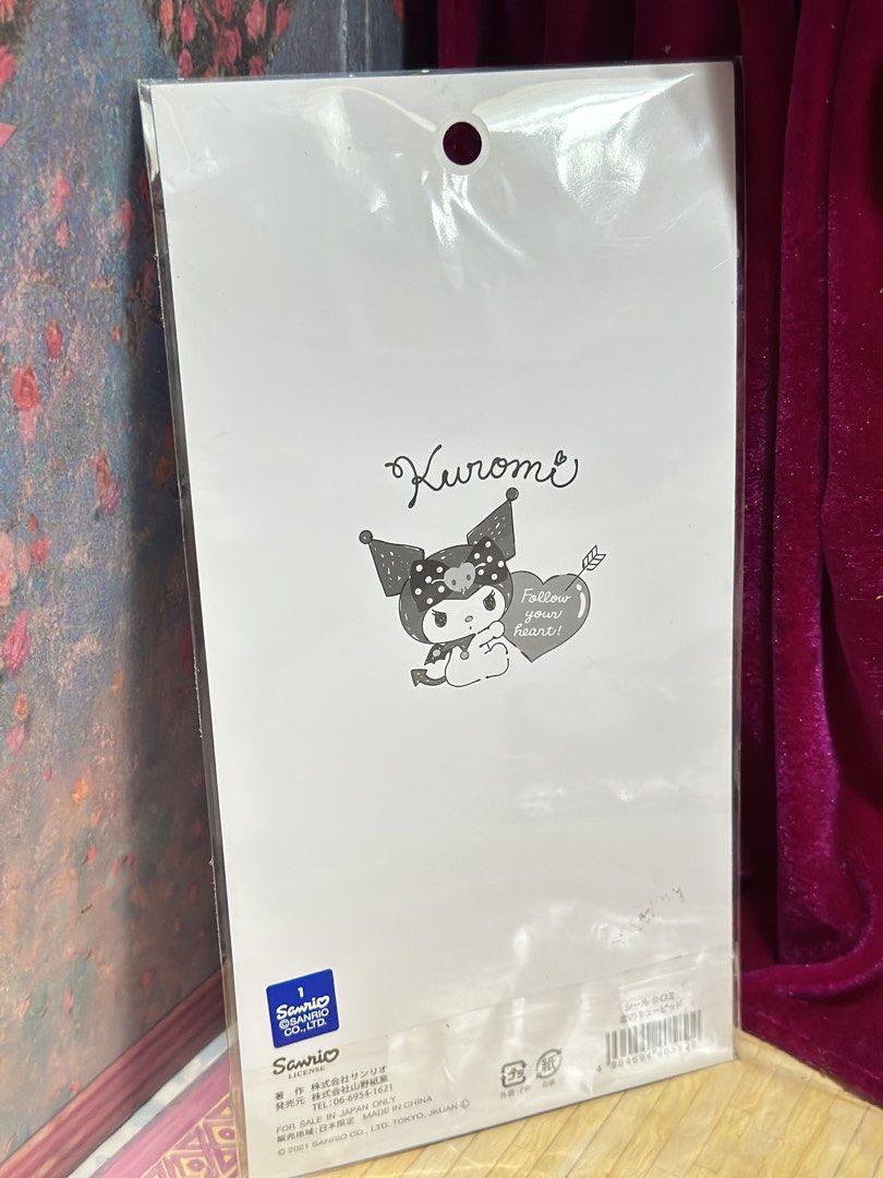 Sanrio Kuromi Sticker (Category: Character Goods) located in General Santos City (Dadiangas). Submitted by toysville888 (Listing ID 1433034472, Image 2). Description: authentic Sanrio Kuromi sticker.