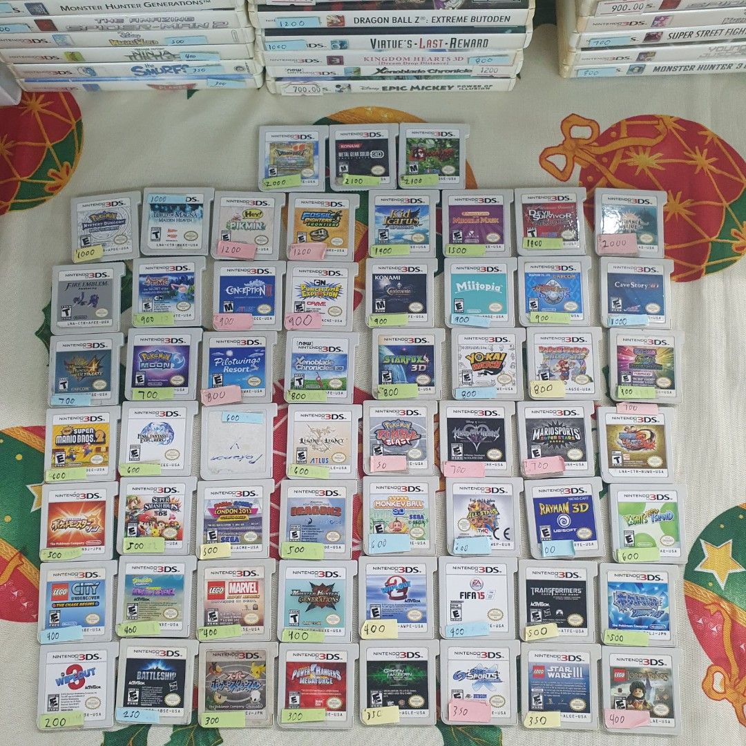 Selling 59+ Nintendo 3DS Video Games (Category: Nintendo) located in Quezon City. Submitted by itemsforadoption (Listing ID 1433137229, Image 1). Description: Rfs: Its 2026! Happy New Year! Hoping you have a good year ahead of you! If you have questions feel free to send a message. Though I'll most likely be able to reply from 10am to 8pm. Please be patient and understanding. Decluttering games and items that I've picked up or for friends and fam