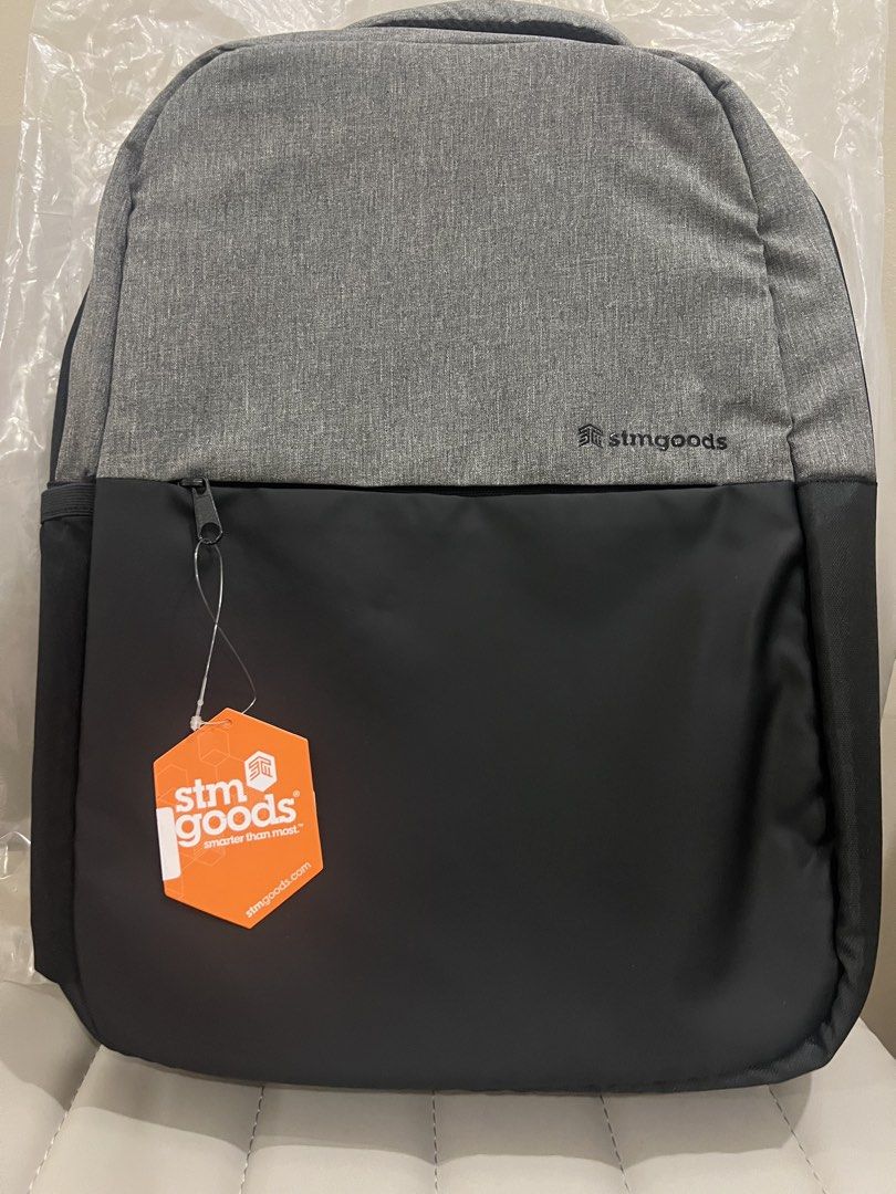 STM Goods NetGain Backpack 16/15 - Grey/Black (Category: Laptop Bags & Sleeves) located in Manila. Submitted by ppunch (Listing ID 1433068037, Image 1). Description: Was given to me. Never been used before. Available for meetup around metro manila or via delivery (to be shouldered by buyer)..