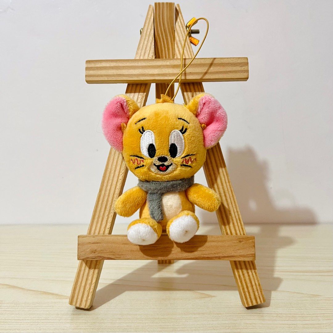 Tom and Jerry with Scarf Plush Strap/Charm 10cm - Php 100 (Category: Plushies & Soft Toys) located in Davao. Submitted by pandorastoybox (Listing ID 1433096734, Image 1). Description: Tom and Jerry with Scarf Plush Strap/Charm 10cm - Php 100.