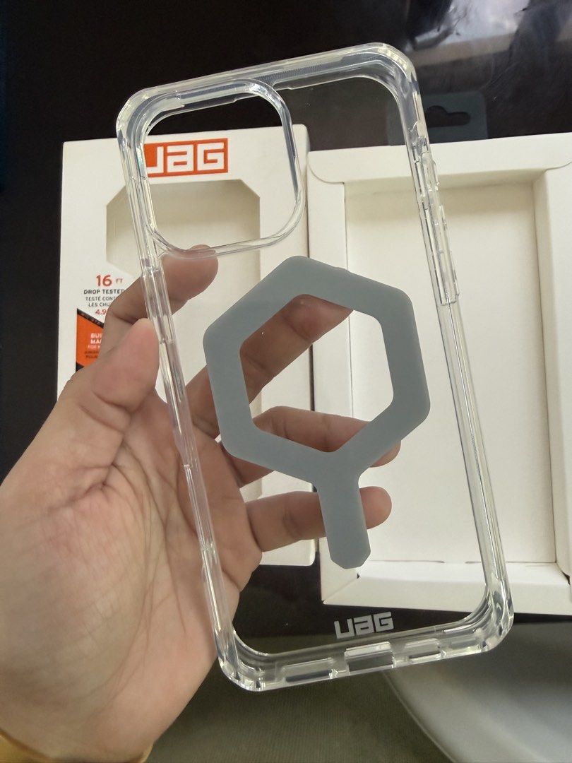 UAG pylo ice clear 16 promax case (Category: Cases & Sleeves) located in Manila. Submitted by aneajmik (Listing ID 1433039996, Image 2). Description: - UAG Plyo Ice Clear Case for iPhone 16 Pro Max - Crystal clear design - 16ft Drop Protection - Built-in MagSafe - Durable and stylish protection.