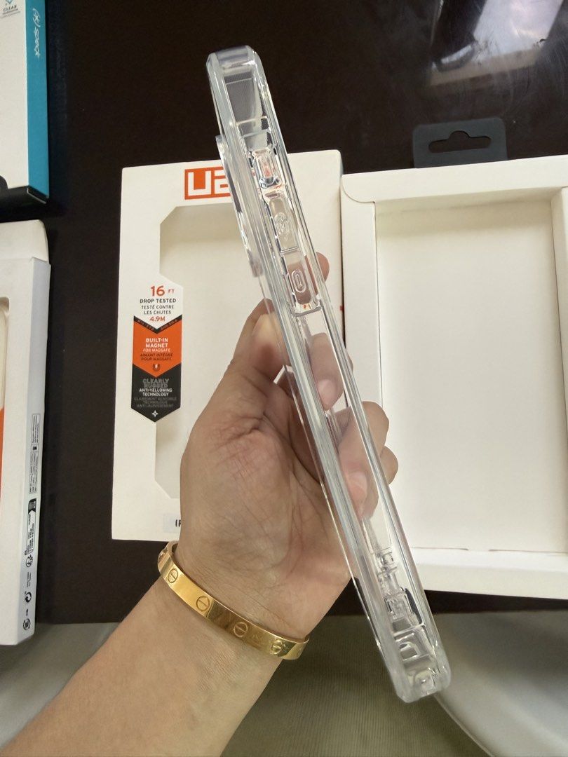 UAG pylo ice clear 16 promax case (Category: Cases & Sleeves) located in Manila. Submitted by aneajmik (Listing ID 1433039996, Image 3). Description: - UAG Plyo Ice Clear Case for iPhone 16 Pro Max - Crystal clear design - 16ft Drop Protection - Built-in MagSafe - Durable and stylish protection.