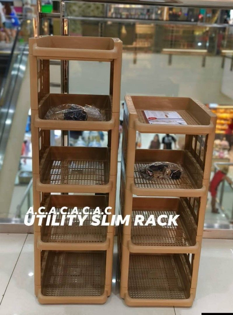 UTILITY SLIM RACK (Category: Storage Boxes & Baskets) located in Manila. Submitted by lyfrancois14 (Listing ID 1433091033, Image 3). Description: UTILITY SLIM RACK P500 (4LAYER) P600 (5LAYER).
