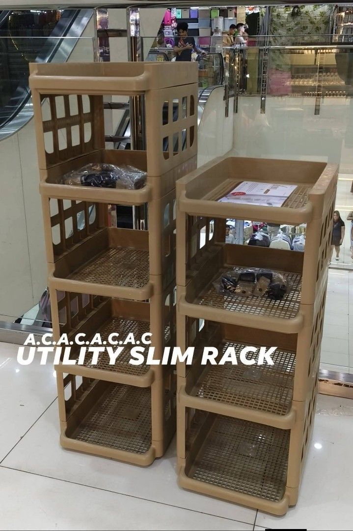 UTILITY SLIM RACK (Category: Storage Boxes & Baskets) located in Manila. Submitted by lyfrancois14 (Listing ID 1433091033, Image 2). Description: UTILITY SLIM RACK P500 (4LAYER) P600 (5LAYER).