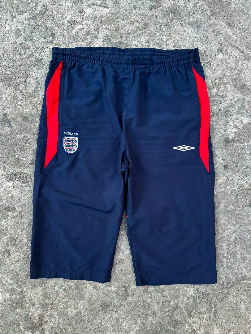 Vintage England Umbro Training Short (Category: Shorts) located in San Mateo. Submitted by oldgear (Listing ID 1433072988, Image 1). Description: Vintage England Umbro Training Short Size M Dimension Waist-34inch Length-27inch LO-11.5inch Excellent Condition Issue: No strings Dm+Details Gcash payment Payment first.