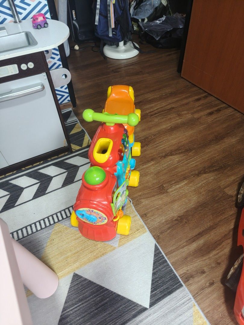 VTech 2-in-1 Ride-On Train, Babies & Kids, Infant Playtime on Carousell