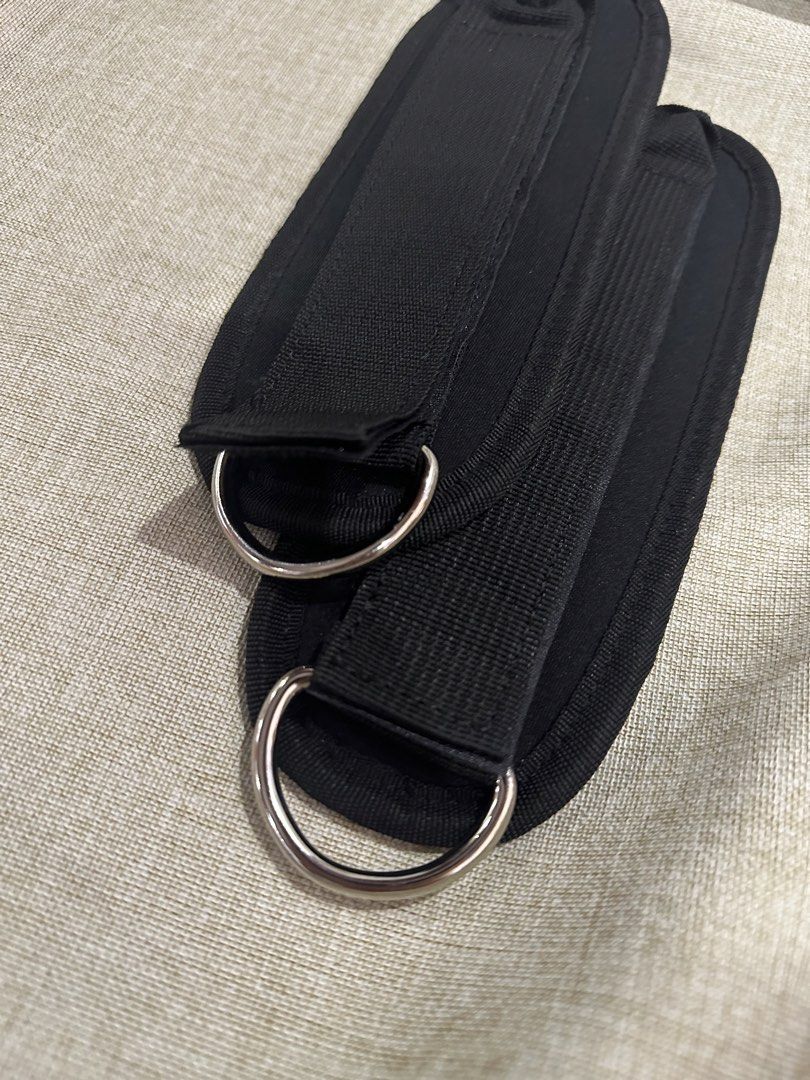 Weight Training Ankle Straps (1 Pair) (Category: Weights & Dumbbells) located in Las Pinas. Submitted by mixedupapparel (Listing ID 1433029852, Image 2). Description: - Bought a pair but turns out my gym already have lots of these - Brand New .