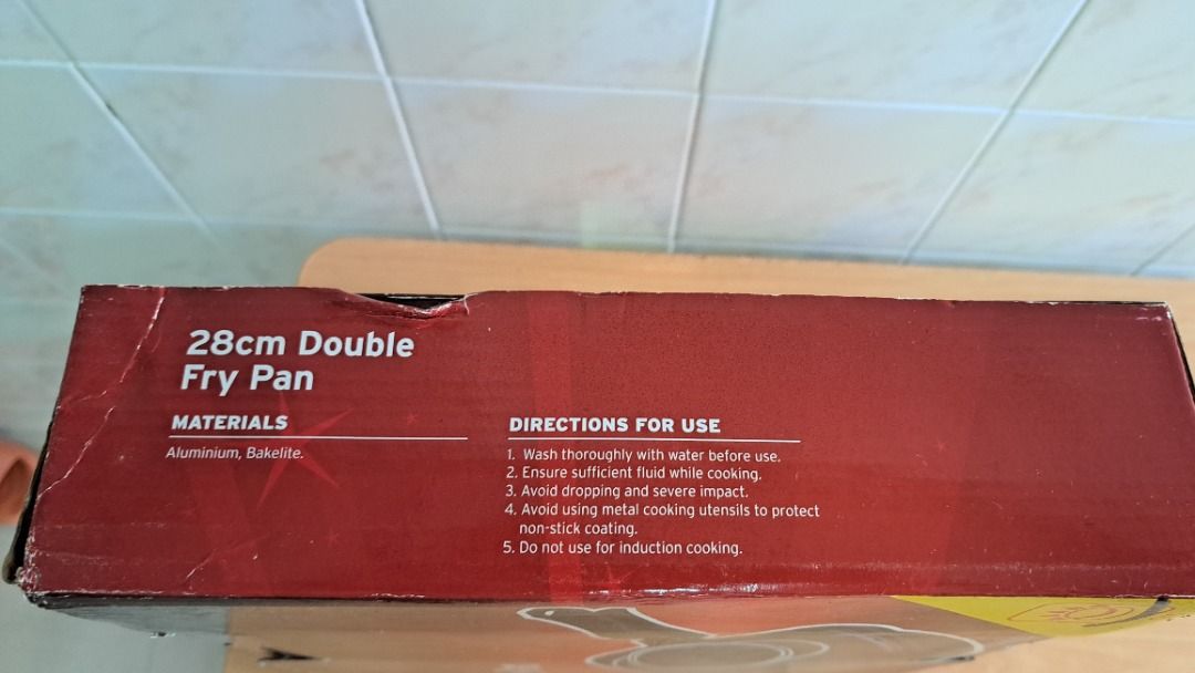 28cm Double Fry Pan - Brand New444181262611271681