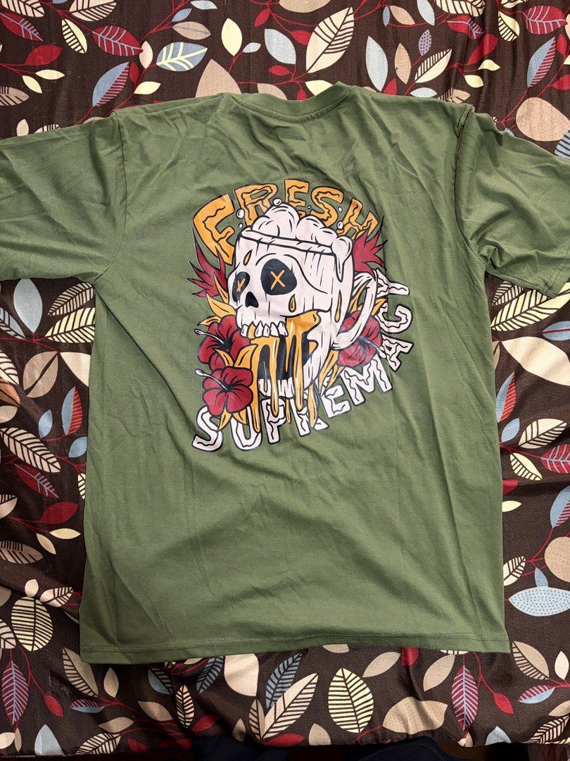 5 SUPREMACY Shirts TAKE ALL FOR 600 (Category: Tshirts & Polo Shirts ) located in Baguio. Submitted by signida (Listing ID 1429706620, Image 2). Description: SUPREMACY SHIRTS ONLY FOR 600 TAKE ALL -Decluttering -Brown skull shirt only has issues (check last two pictures) - RFS: not being used ₱600 ONLY TAKE ALL.