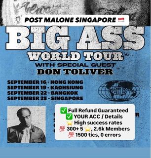 (Category: ) located in . Submitted by ticketverse (Listing ID 1429585332, Image 1). Description: .