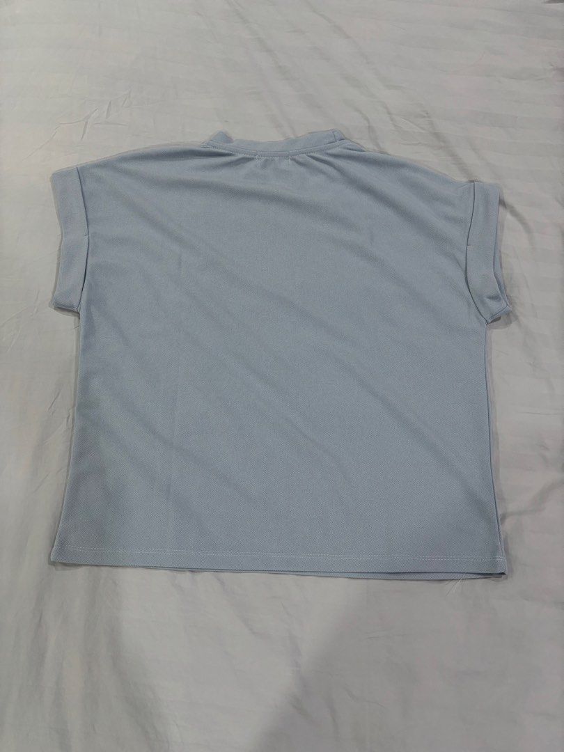 A21shop Light Blue T-shirt (Category: Shirts) located in Manila. Submitted by secondcycle.ph (Listing ID 1429736822, Image 2). Description: A21shop T-shirt PHP 500 (strictly LP) Brand: A21shop Condition: Brand new with tags Size: Free size Color: Light blue Desc: From Thailand RFS: Selling for my mom Delivery fee shouldered by buyer.