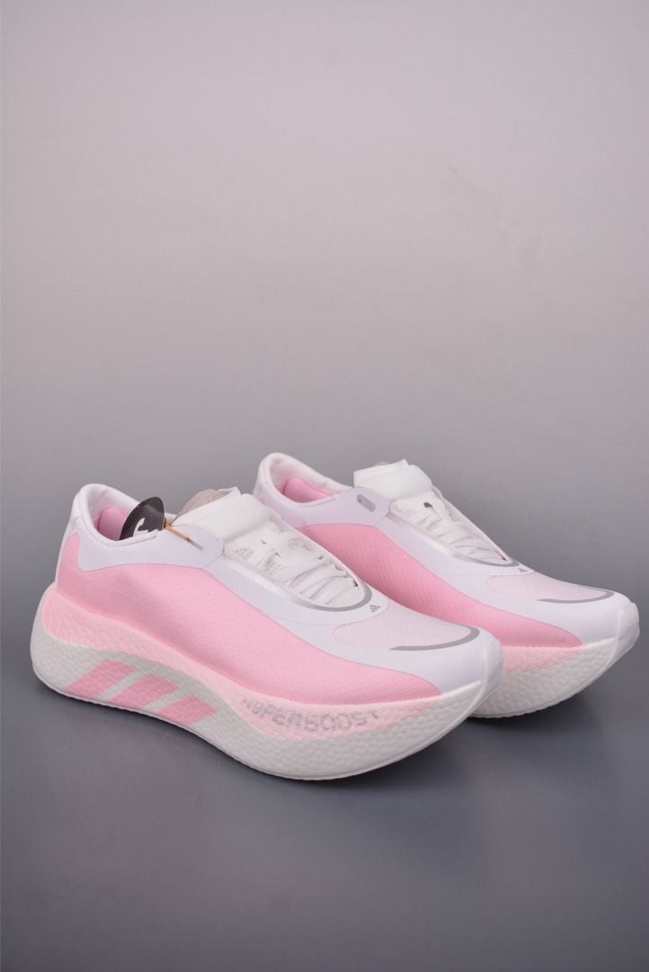 Adidas HYPERBOOST EDGE Running Shoes - white pink Euro 36-45, Men's ...