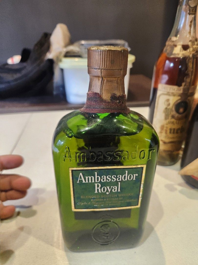 Ambassador Royal Liquor Bottle (Category: Beverages) located in Manila. Submitted by dskl1999 (Listing ID 1429782041, Image 2). Description: ambassador royal whisky 12 yo.