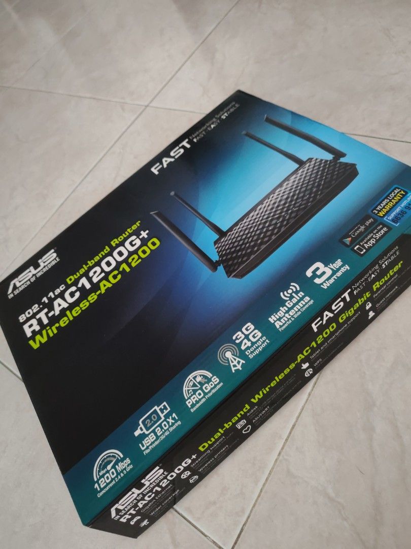 ASUS RT-AC1200G+ Wireless Router498602216879575040