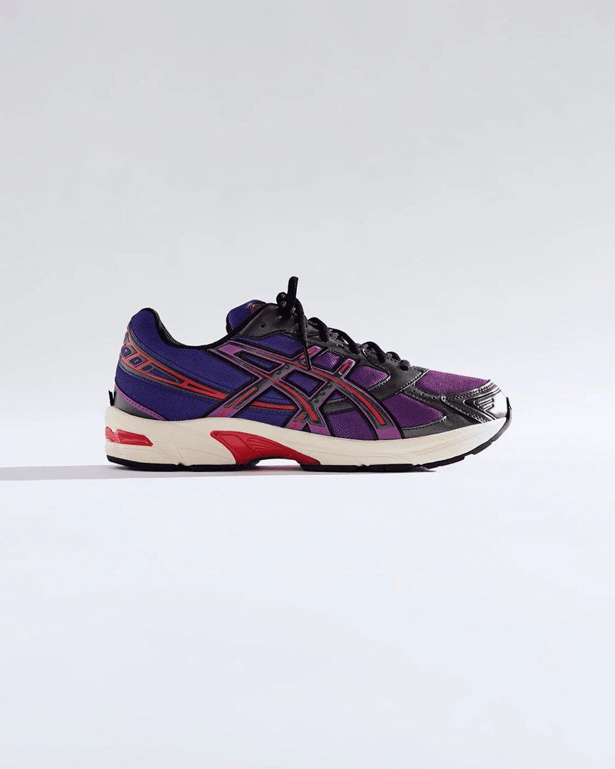 Authentic Kith x Asics Gel-1130 Magneto Magenta Purple (Category: Sneakers) located in Singapore. Submitted by j.hyeo (Listing ID 1429804568, Image 1). Description: Highly limited collab between ronnie fieg and marvel, with each sneaker modelled after an iconic marvel character, be it a superhero or villain. This is the magneto interpretation, super clean and amazing packaging in a blind box style. Will go great with your other essentials, pokemo