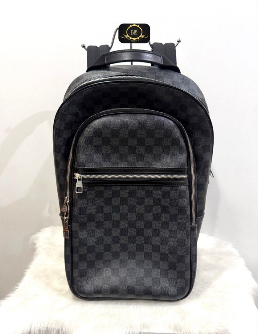 Authentic Louis Vuitton Lv Damier Graphite Michael Backpack Large Mens Bag (Category: Backpacks) located in Pasig City. Submitted by bestluxurybuys (Listing ID 1429724291, Image 2). Description: Authentic Louis Vuitton Lv Damier Graphite Michael Backpack Large Mens Bag Dm or Vber O92755II747.