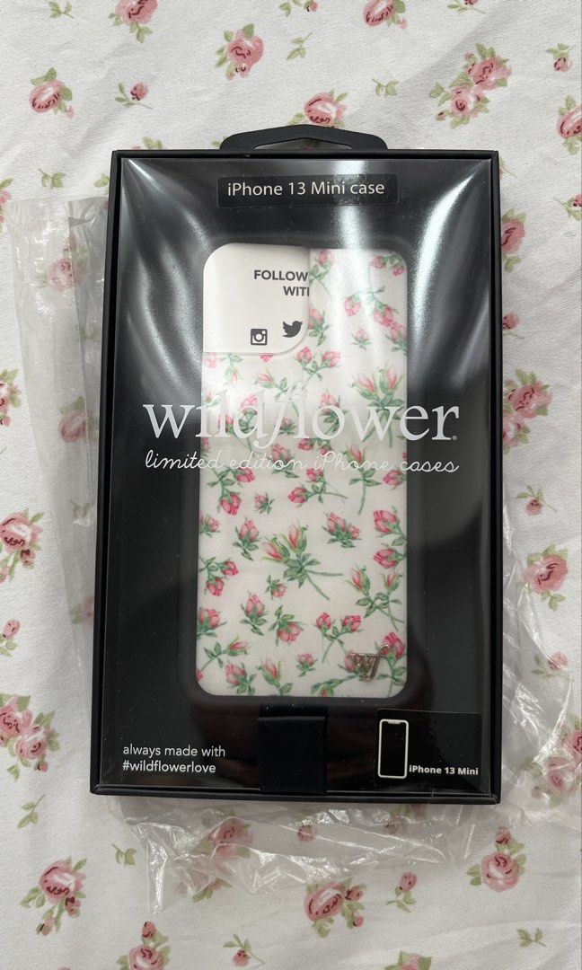 Authentic Wildflower Iphone 13 Mini Case (Category: Cases & Sleeves) located in Quezon City. Submitted by balletchrina (Listing ID 1429838485, Image 1). Description: got this for 2890 please dont haggle to much thank you!.