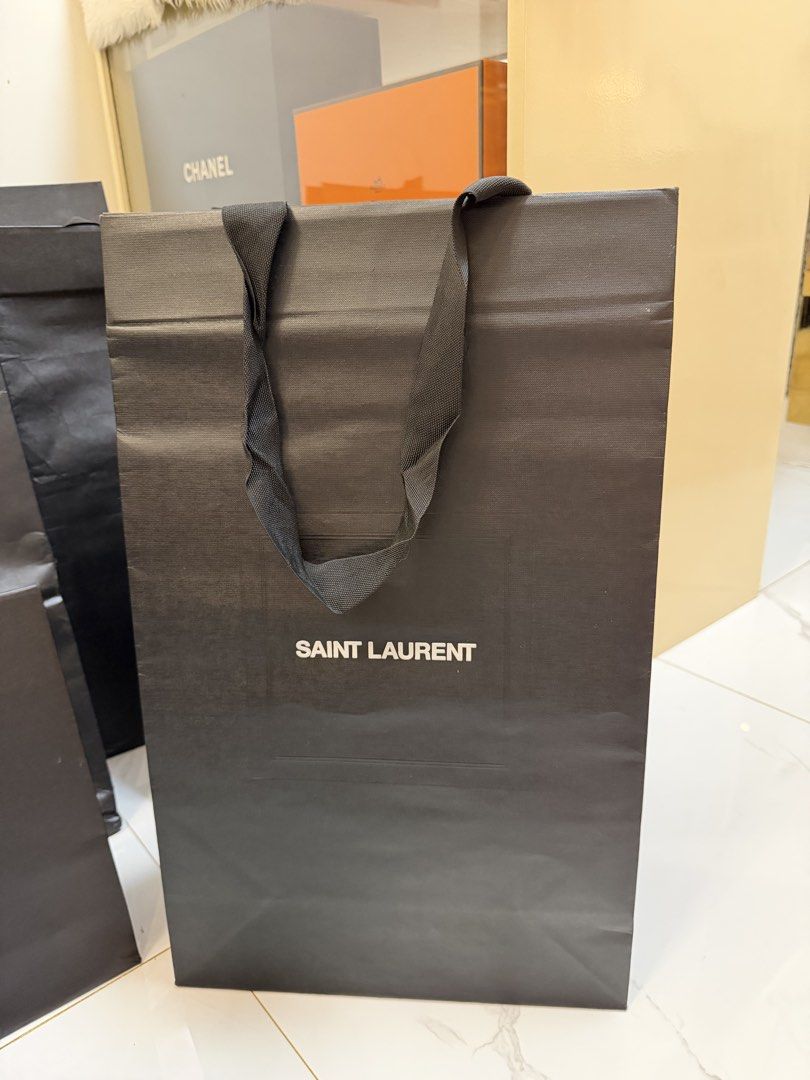Authentic YSL Paperbags (sold per piece) (Category: Luxury Apparel) located in Cavite. Submitted by purgingmycloset888 (Listing ID 1429831936, Image 2). Description: .