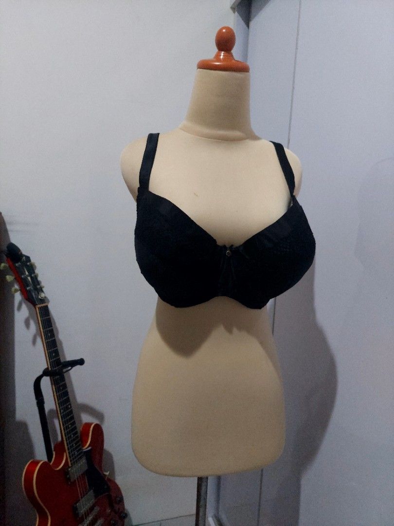 Bra satin mix lace brand Preview, jumbo size 20DD/42DD, Fesyen Wanita ...