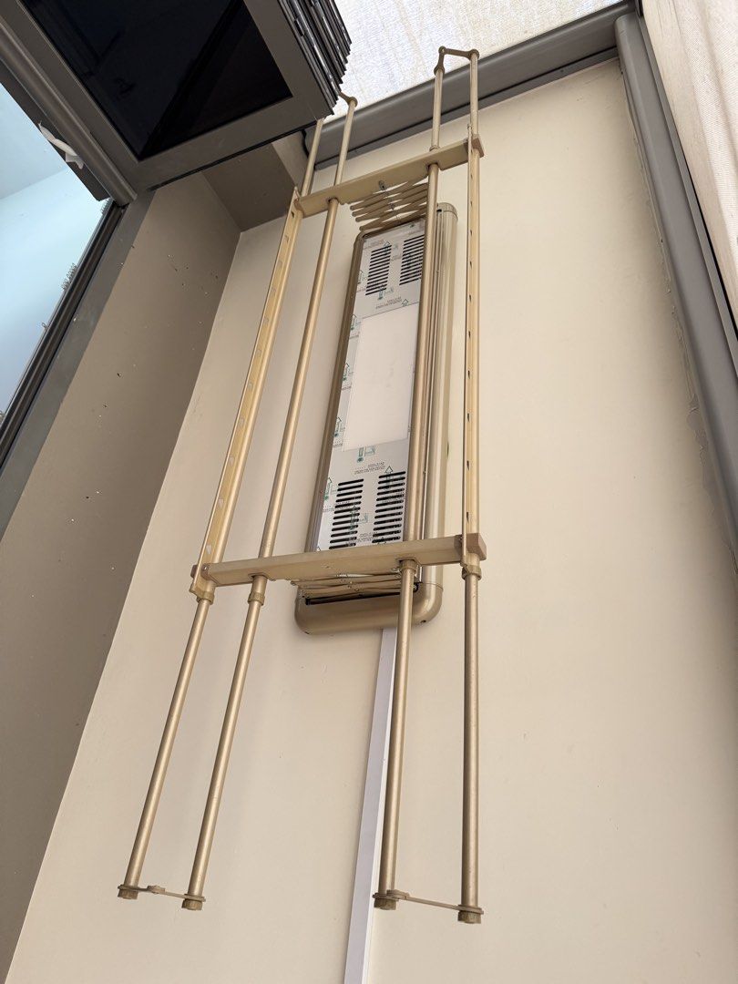 Ceiling-Mounted Clothes Drying Rack - Gold439490490558720001