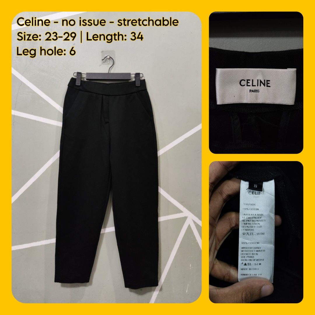 Celine Black Pants (Category: Other Bottoms) located in Rosales. Submitted by kudoscache (Listing ID 1429829567, Image 1). Description: .
