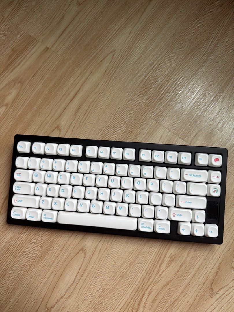 Chilkey ND75 Custom Mechanical Keyboard - Black and White