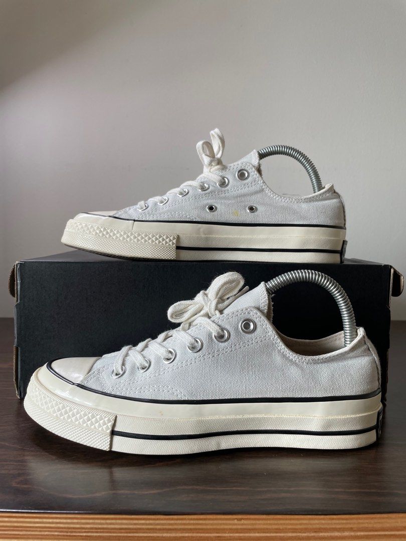 Converse Chuck OX Low Fossilized/Egret/Black (Category: Sneakers) located in Davao. Submitted by RHThriftShop (Listing ID 1429750701, Image 3). Description: Converse Chuck OX Low Fossilized/Egret/Black US 5.5 m / 7.5 w / EUR 38 / 24.5 cm 9.5/10 849 + sf.