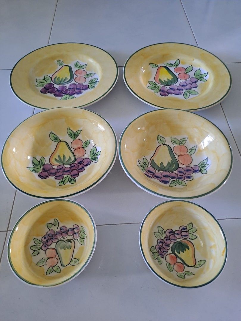 Designer Servingware Ceramic Set - hand painted498670963608801280