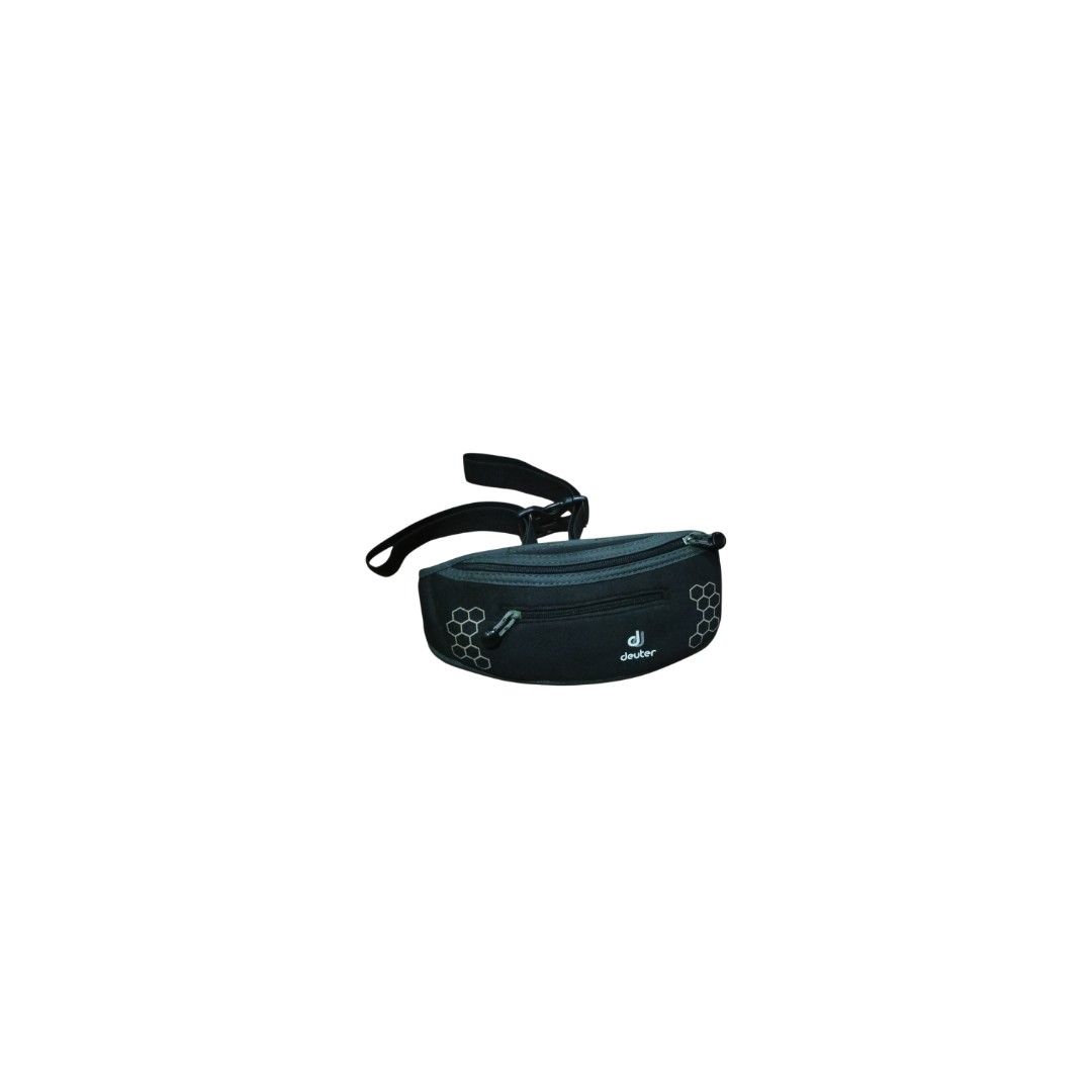 Deuter Waist Bag (Category: Belt bags, Clutches and Pouches) located in Penaranda. Submitted by flipmopickmo (Listing ID 1429743846, Image 1). Description: Black Deuter waist bag. Features a main compartment and a smaller zippered pocket. Includes an adjustable waist strap. The bag is produced in Vietnam under license for Deuter Sport GmbH, Germany. The model number is 39616..