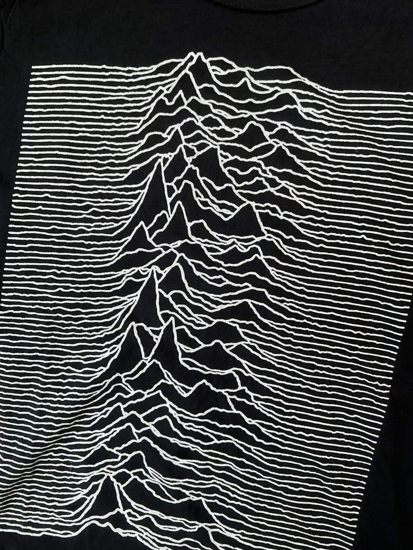 Divided Joy Division Unknown Pleasures T-shirt (Category: Tshirts & Polo Shirts ) located in Abucay. Submitted by piercethethrift (Listing ID 1429716217, Image 3). Description: Joy Division H&M Tee Size: L Width: 22.5 Length: 29.5 PM for more pics/details..
