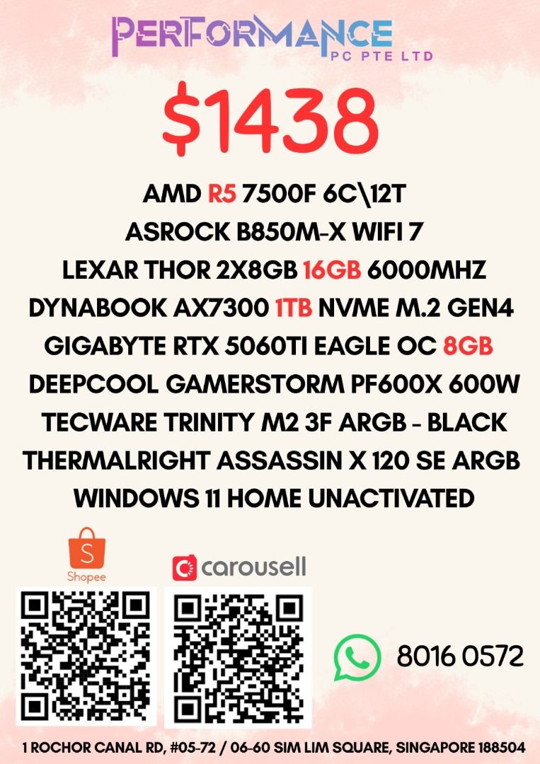 DIY BUNDLE AMD BUNDLE/INTEL BUNDLE FULLY CUSTOMISABLE (LOW BUDGET BUILD TO MID RANGE)419621578537717766