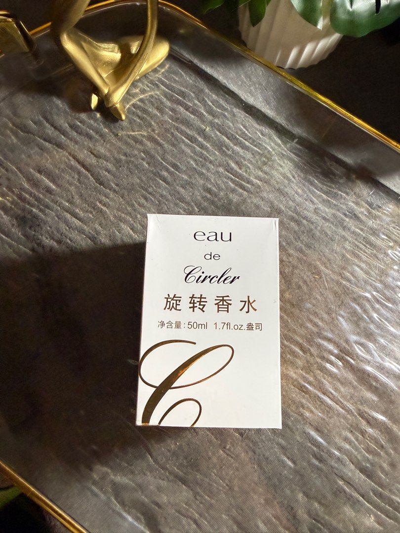 Eau de Circler Perfume 50ml (Category: Fragrance & Deodorants) located in Taytay. Submitted by jayezapanta (Listing ID 1429835189, Image 1). Description: - Eau de Circler Perfume - 50ml bottle - Elegant design - Features gold accents - Perfect for gifting or personal use From black app shop.
