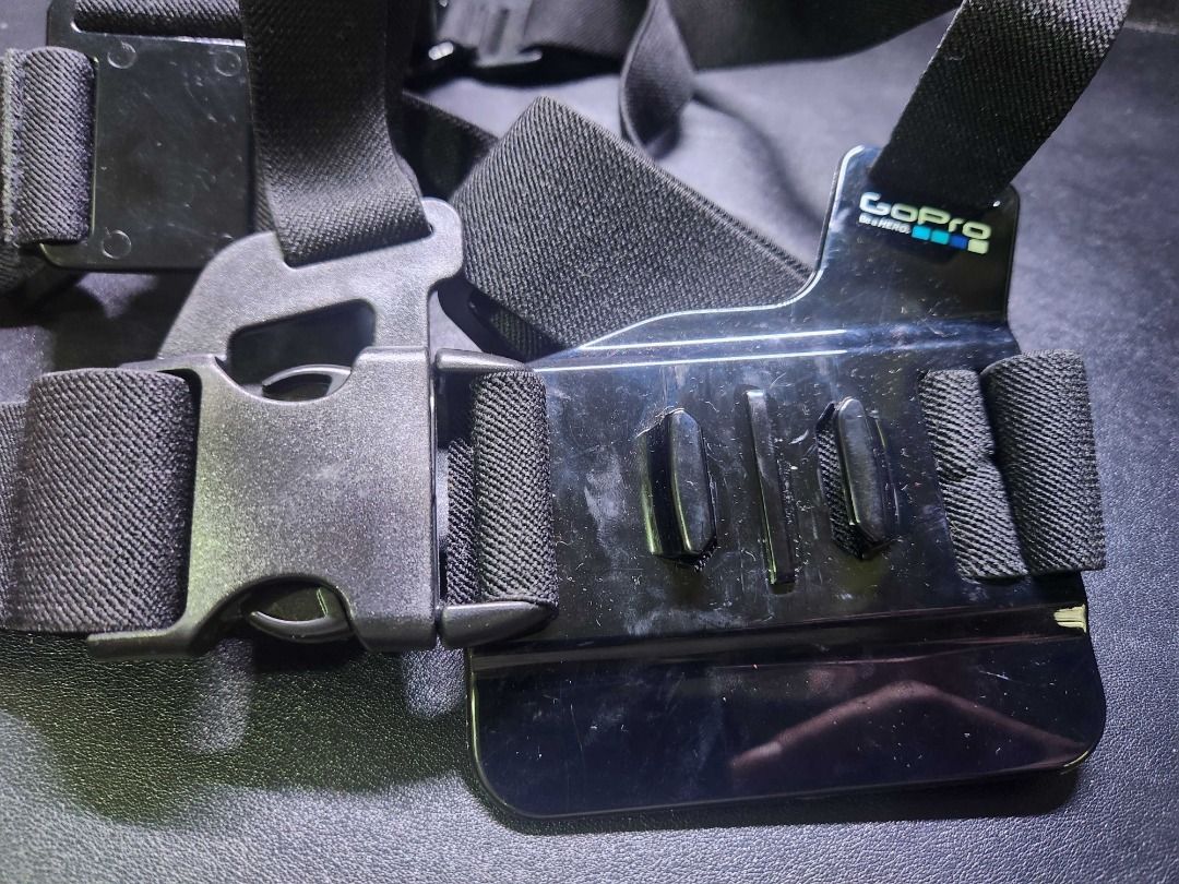 GOPRO CHESTY CHEST MOUNT - USED (Category: Camera Bags & Carriers) located in Manila. Submitted by big_popoi (Listing ID 1429748913, Image 2). Description: Description: - Used GoPro Chesty chest mount. - Designed for hands-free POV recording. - Adjustable straps for a secure fit. - Sturdy and reliable construction. Condition: - Pre-owned and lightly used - Very clean and straps still in good condition (stretchable) Meet-up or Shipped (Buyer's exp