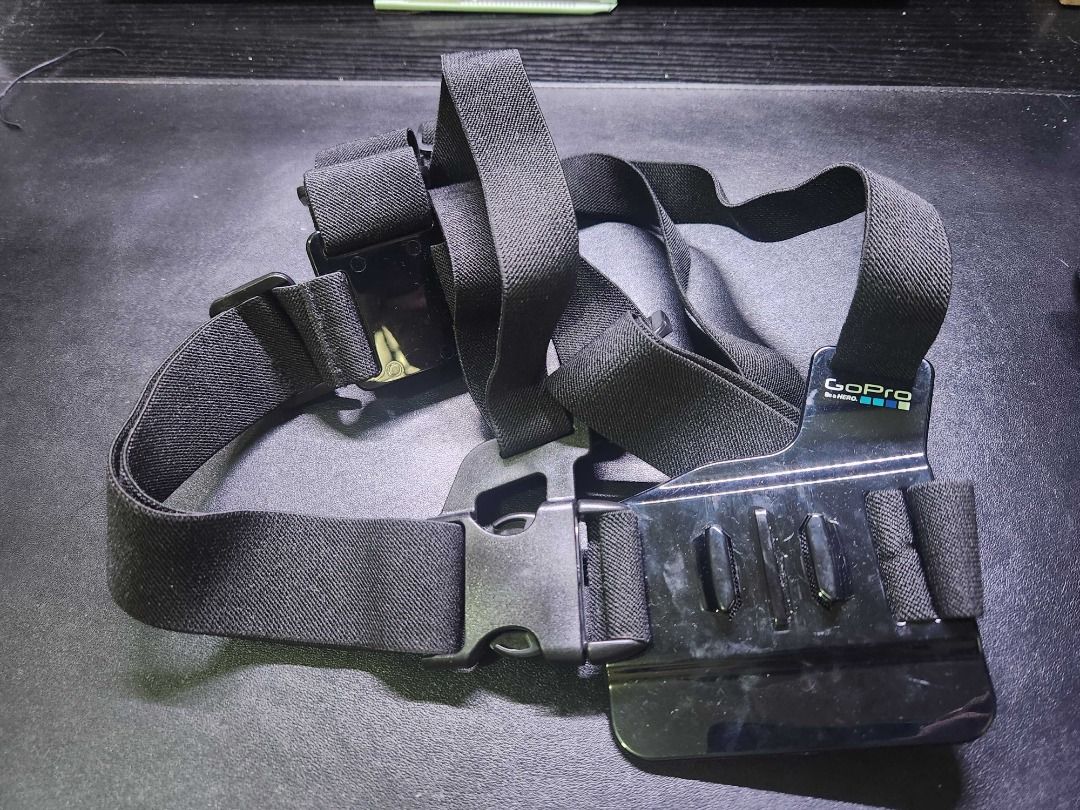 GOPRO CHESTY CHEST MOUNT - USED (Category: Camera Bags & Carriers) located in Manila. Submitted by big_popoi (Listing ID 1429748913, Image 1). Description: Description: - Used GoPro Chesty chest mount. - Designed for hands-free POV recording. - Adjustable straps for a secure fit. - Sturdy and reliable construction. Condition: - Pre-owned and lightly used - Very clean and straps still in good condition (stretchable) Meet-up or Shipped (Buyer's exp
