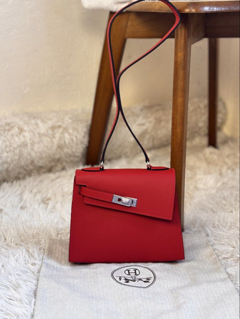 Hermes Kelly Desordre (Red) Bag (Category: Luxury Bags & Wallets) located in Muntinlupa City. Submitted by yangchic (Listing ID 1429448977, Image 2). Description: ✔️coded ▪️color: red ▪️message for more info and details.