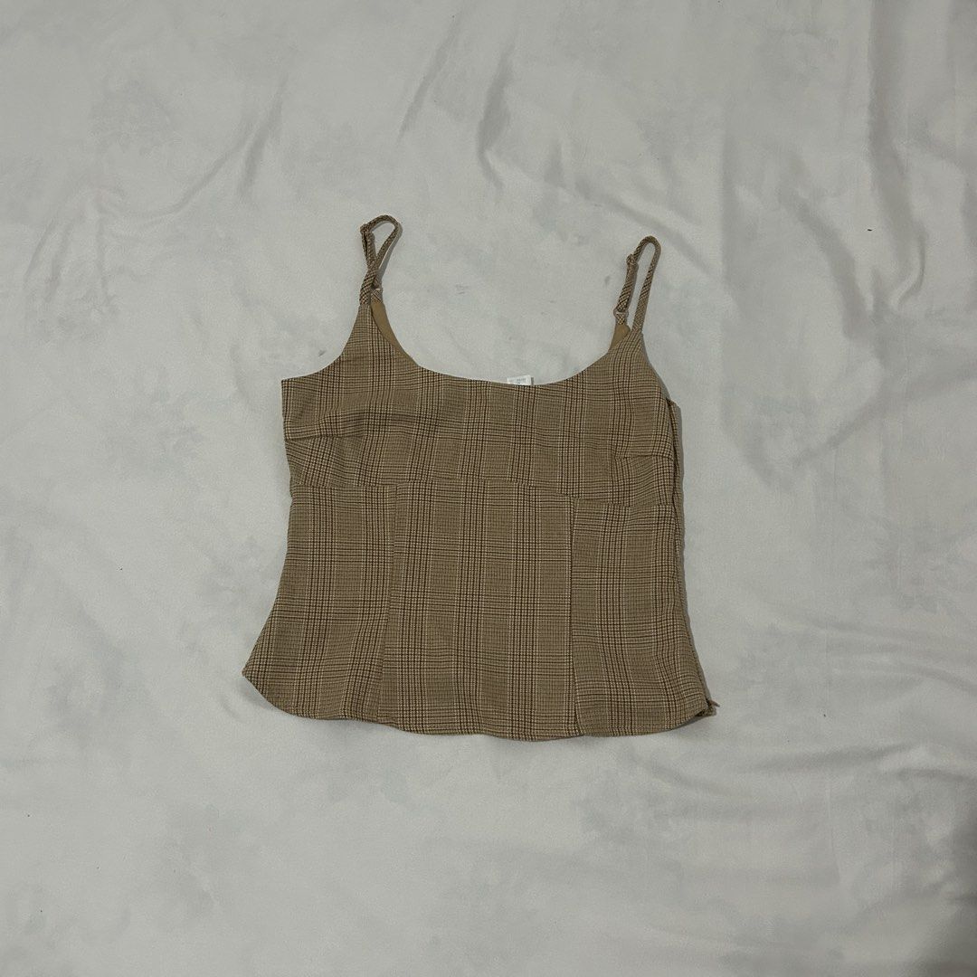 H&M Plaid Cami Top and Mini Skirt Coordinates (Category: Sets or Coordinates) located in Manila. Submitted by sophics.archive (Listing ID 1429769735, Image 2). Description: last price is posted.